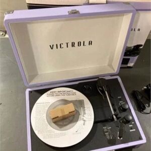 Victrola Purple Turntable